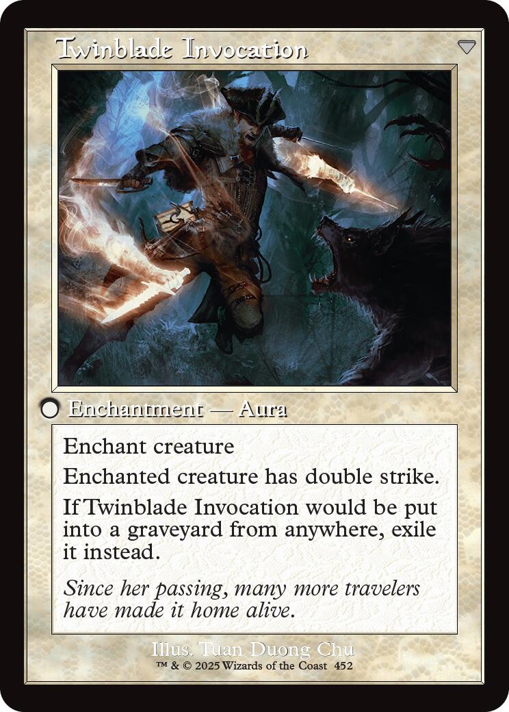 Twinblade Geist // Twinblade Invocation (Retro Frame) [Innistrad Remastered] | Impulse Games and Hobbies