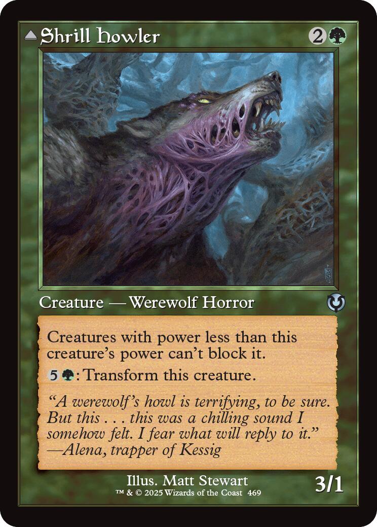 Shrill Howler // Howling Chorus (Retro Frame) [Innistrad Remastered] | Impulse Games and Hobbies