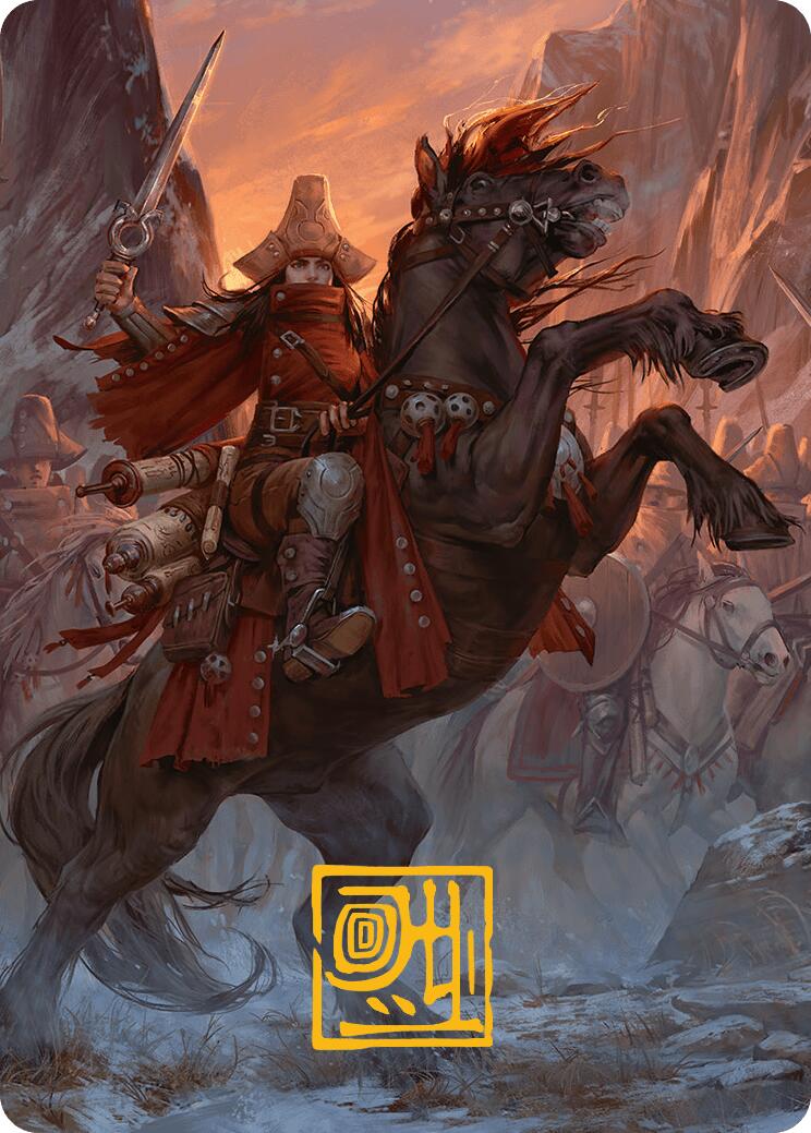 Zealous Conscripts (Gold-Stamped Signature) [Innistrad Remastered Art Series] | Impulse Games and Hobbies