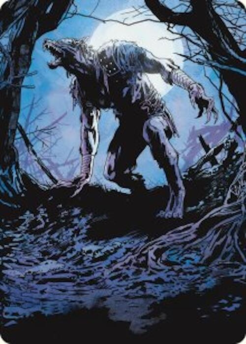 Krallenhorde Howler Art Card [Innistrad Remastered Art Series] | Impulse Games and Hobbies