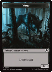 Wolf (0009) // Wolf (0018) Double-Sided Token [Innistrad Remastered Tokens] | Impulse Games and Hobbies