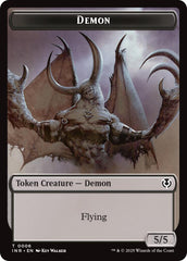 Demon // Human Cleric Double-Sided Token [Innistrad Remastered Tokens] | Impulse Games and Hobbies