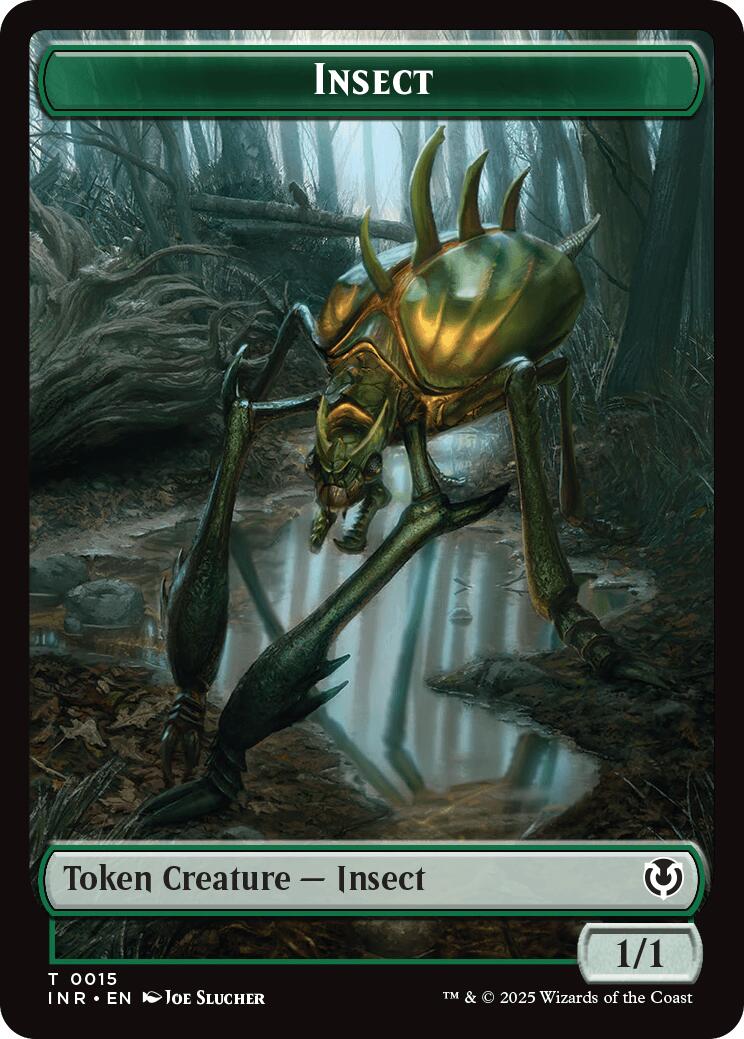Insect // Spider Double-Sided Token [Innistrad Remastered Tokens] | Impulse Games and Hobbies