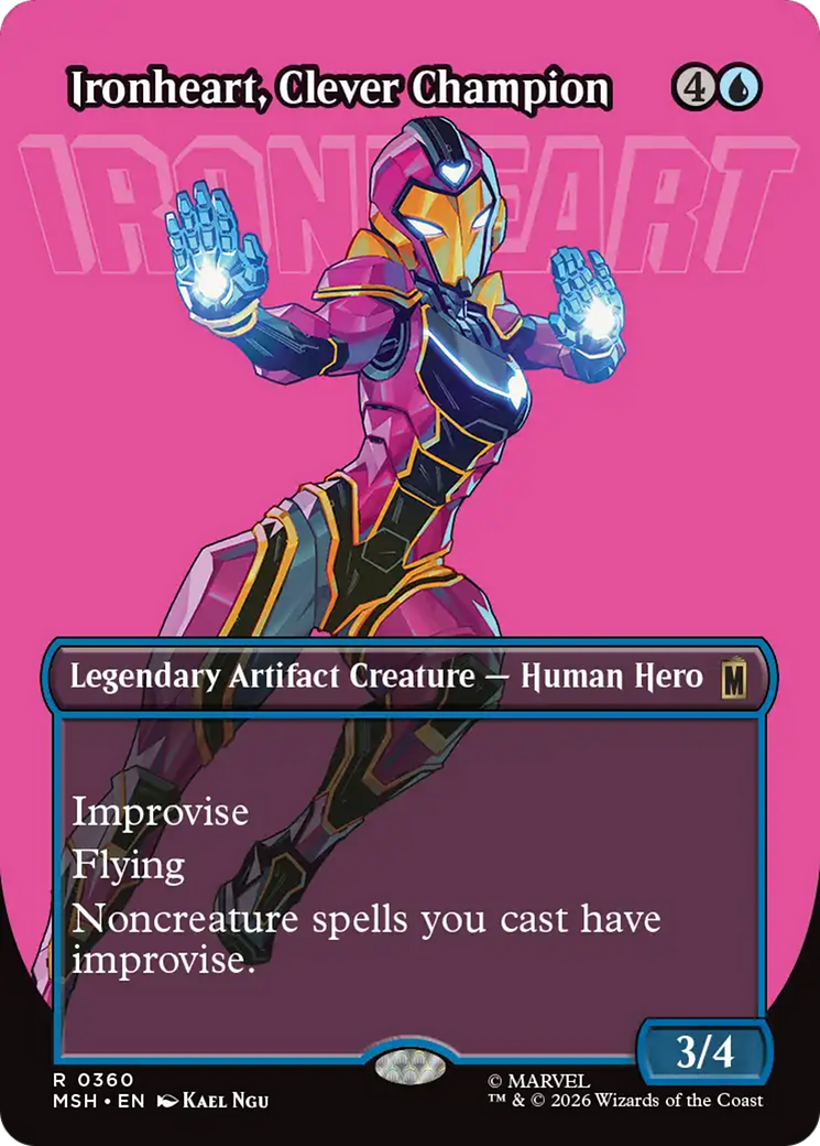 Ironheart, Clever Champion (Borderless) [Marvel Super Heroes] | Impulse Games and Hobbies