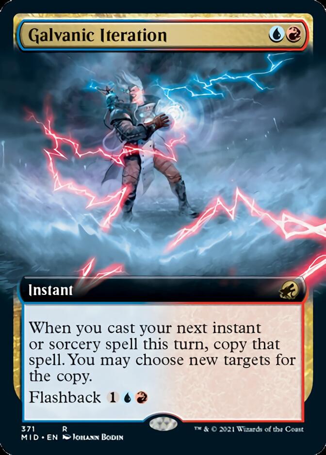 Galvanic Iteration (Extended Art) [Innistrad: Midnight Hunt] | Impulse Games and Hobbies