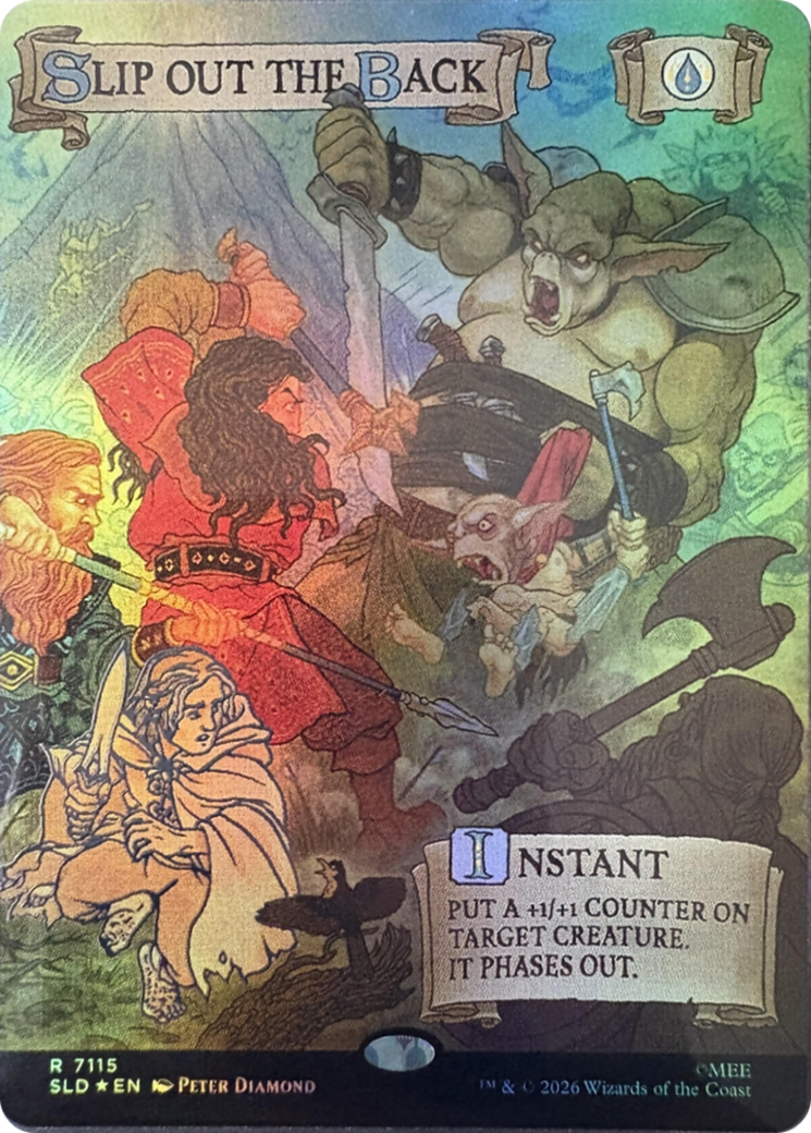 Slip Out the Back (Out Of Sight Foil) [Secret Lair Drop Series] | Impulse Games and Hobbies