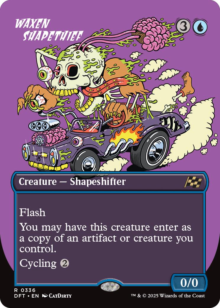 Waxen Shapethief (Borderless) [Aetherdrift] | Impulse Games and Hobbies