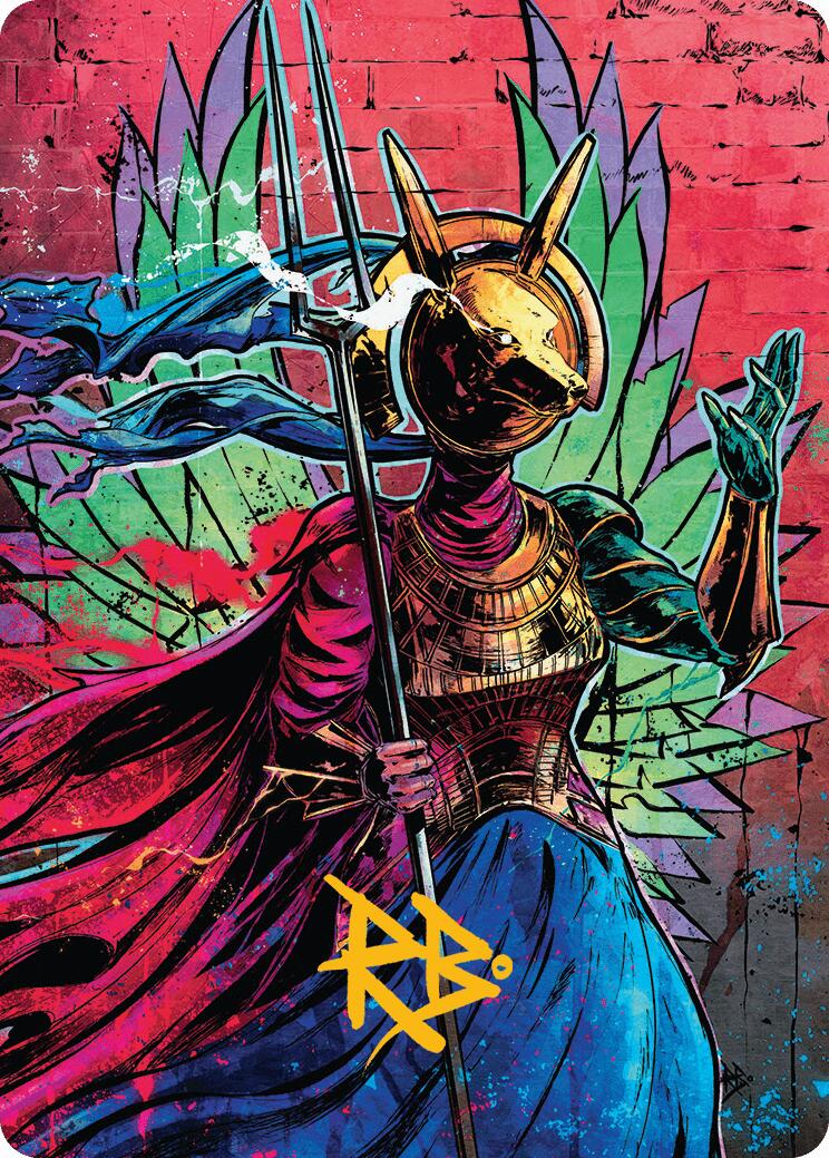 Hazoret, Godseeker Art Card (Gold-Stamped Signature) [Aetherdrift Art Series] | Impulse Games and Hobbies