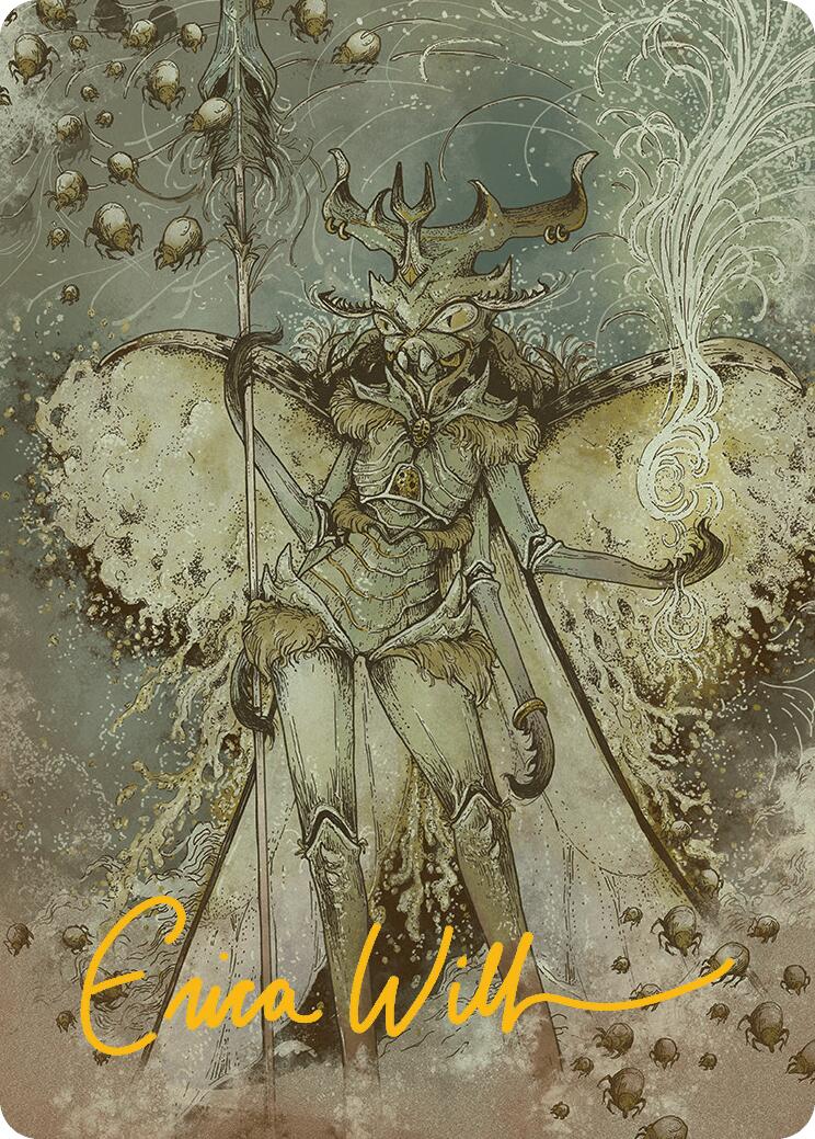 Aatchik, Emerald Radian Art Card (6/54) (Gold-Stamped Signature) [Aetherdrift Art Series] | Impulse Games and Hobbies