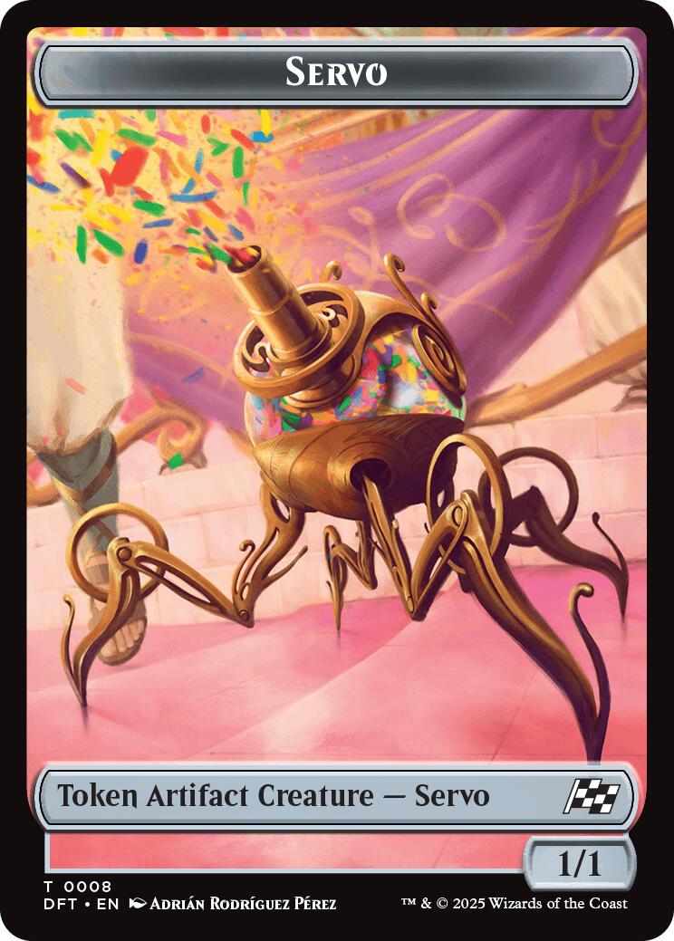 Servo // Thopter (0009) Double-Sided Token [Aetherdrift Tokens] | Impulse Games and Hobbies