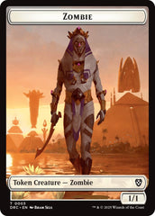 Champion of Wits // Zombie (0003) Double-Sided Token [Aetherdrift Tokens] | Impulse Games and Hobbies