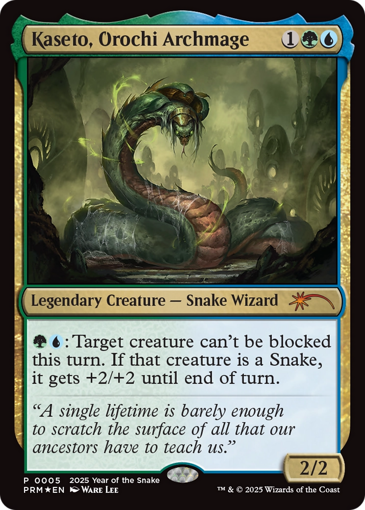 Kaseto, Orochi Archmage (Year of the Snake 2025) [Standard Showdown Promos] | Impulse Games and Hobbies