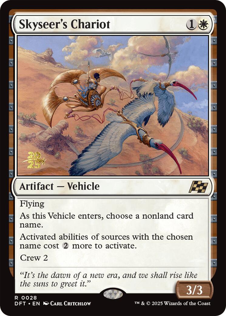 Skyseer's Chariot [Aetherdrift Prerelease Promos] | Impulse Games and Hobbies