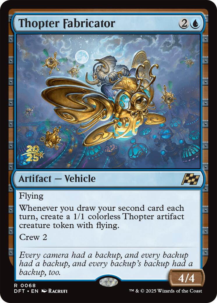 Thopter Fabricator [Aetherdrift Prerelease Promos] | Impulse Games and Hobbies