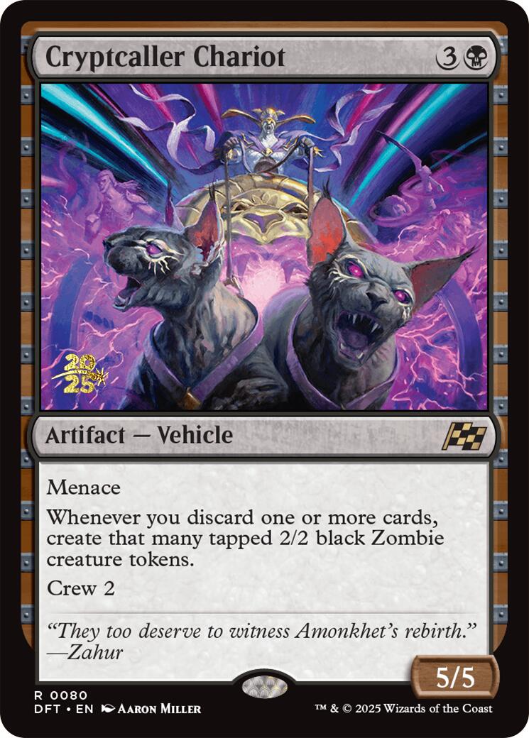 Cryptcaller Chariot [Aetherdrift Prerelease Promos] | Impulse Games and Hobbies