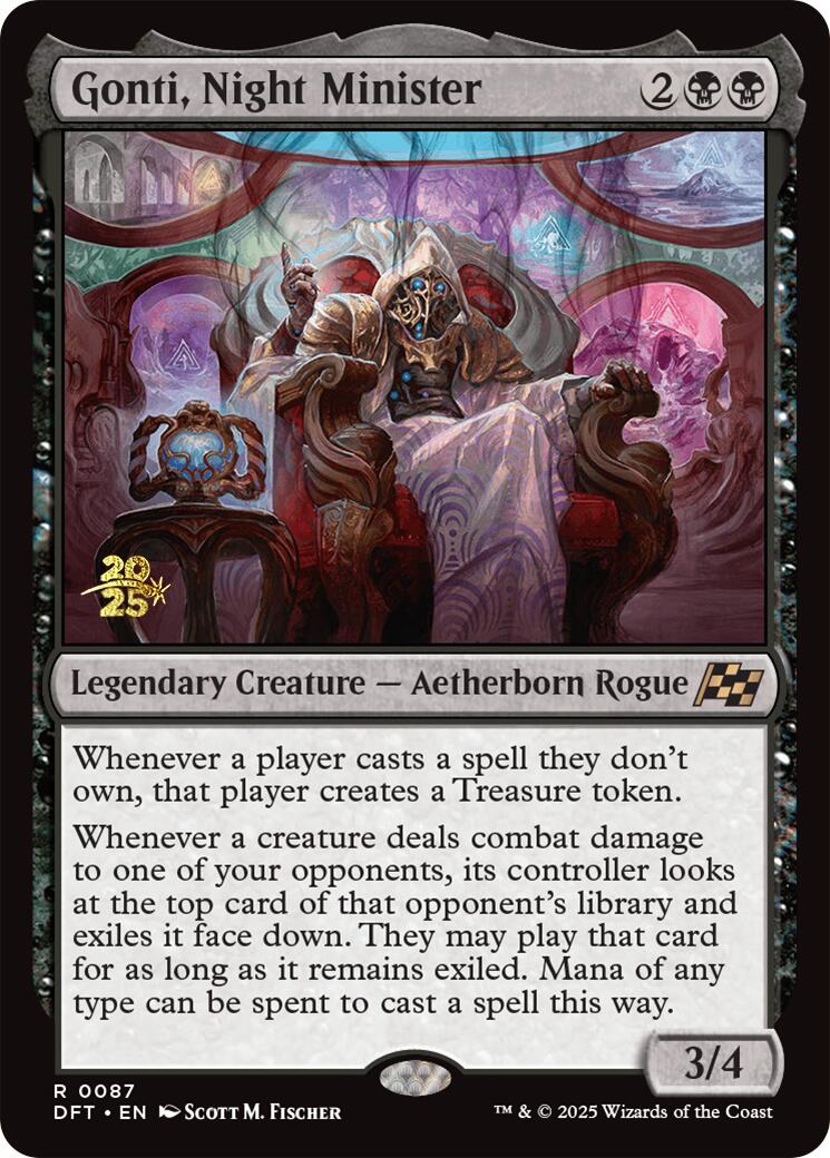 Gonti, Night Minister [Aetherdrift Prerelease Promos] | Impulse Games and Hobbies