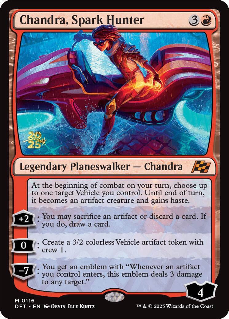 Chandra, Spark Hunter [Aetherdrift Prerelease Promos] | Impulse Games and Hobbies