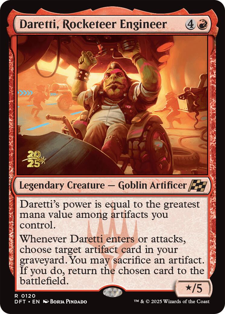 Daretti, Rocketeer Engineer [Aetherdrift Prerelease Promos] | Impulse Games and Hobbies