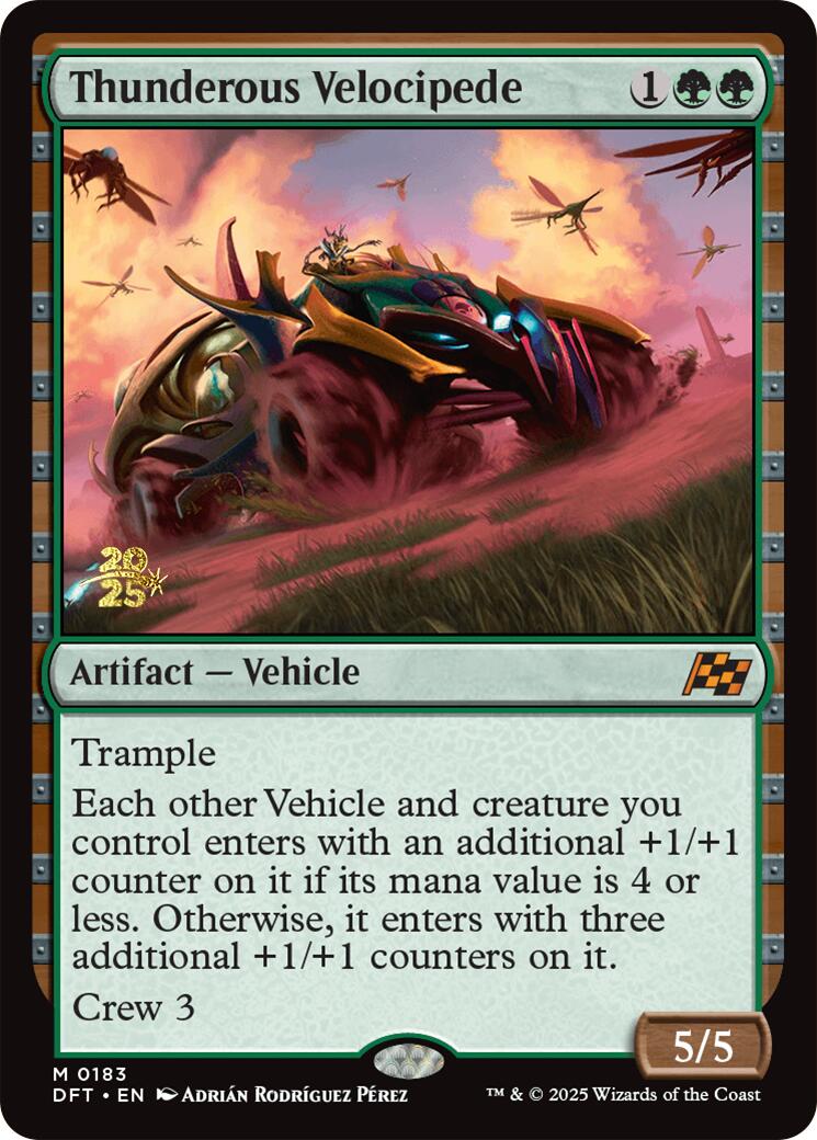 Thunderous Velocipede [Aetherdrift Prerelease Promos] | Impulse Games and Hobbies