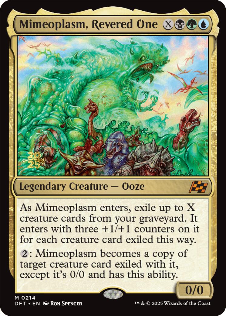 Mimeoplasm, Revered One [Aetherdrift Prerelease Promos] | Impulse Games and Hobbies