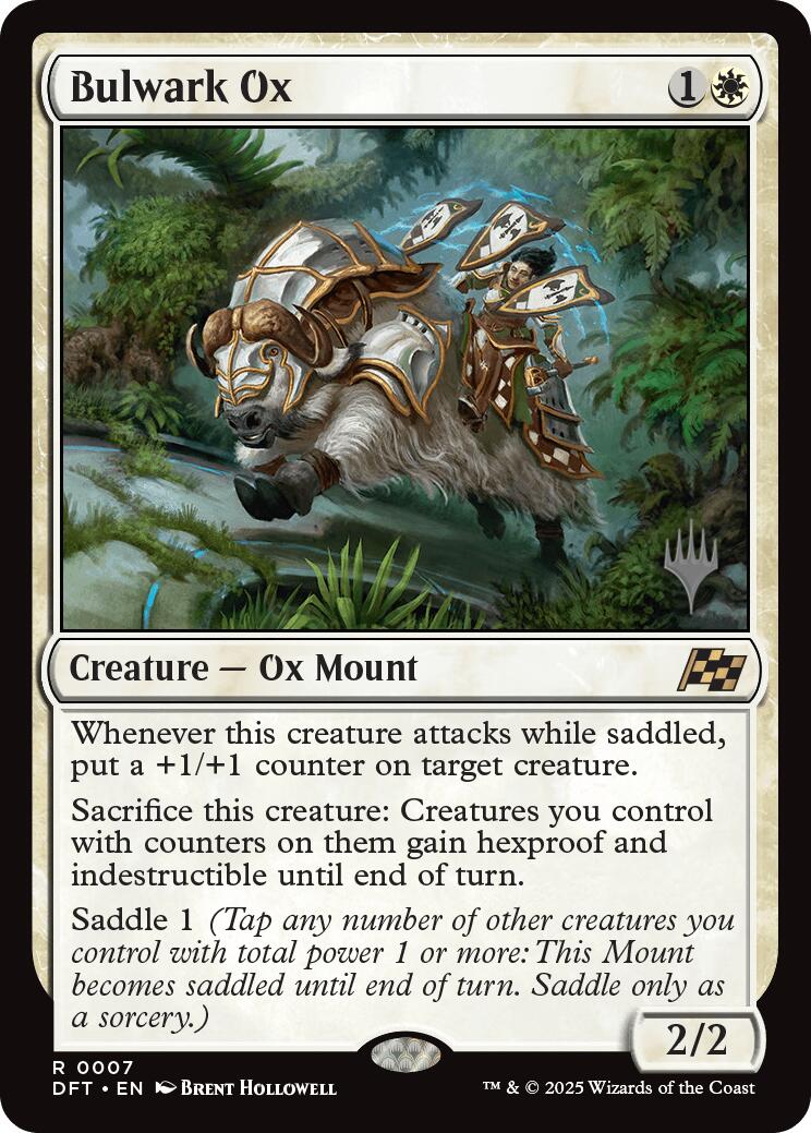 Bulwark Ox (Promo Pack) [Aetherdrift Promos] | Impulse Games and Hobbies