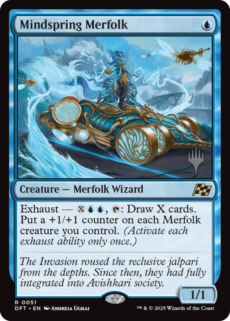 Mindspring Merfolk (Promo Pack) [Aetherdrift Promos] | Impulse Games and Hobbies