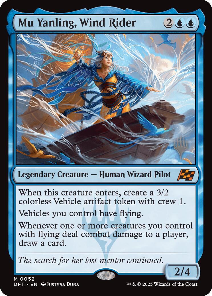 Mu Yanling, Wind Rider (Promo Pack) [Aetherdrift Promos] | Impulse Games and Hobbies