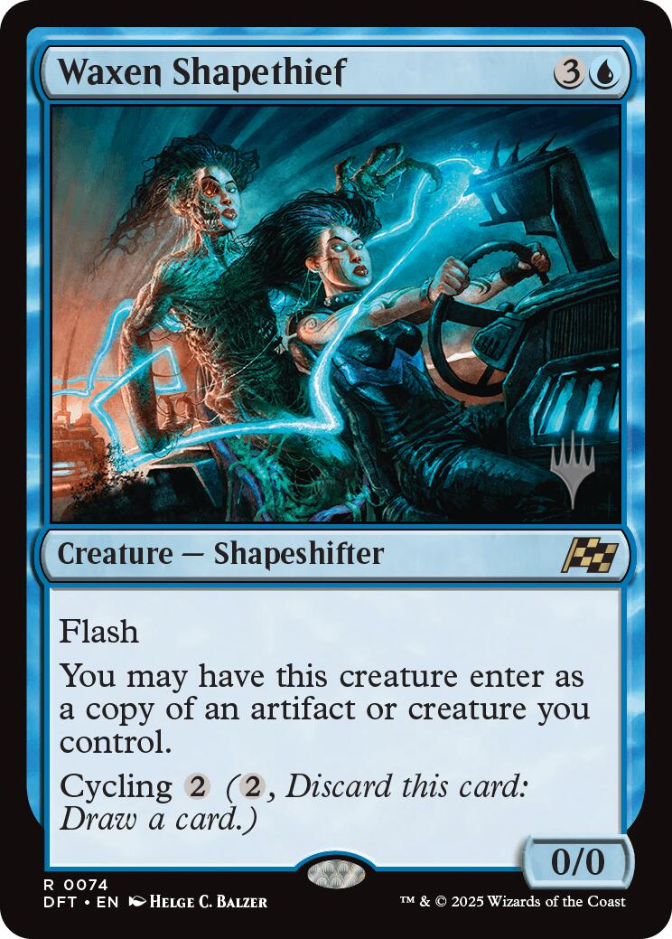 Waxen Shapethief (Promo Pack) [Aetherdrift Promos] | Impulse Games and Hobbies