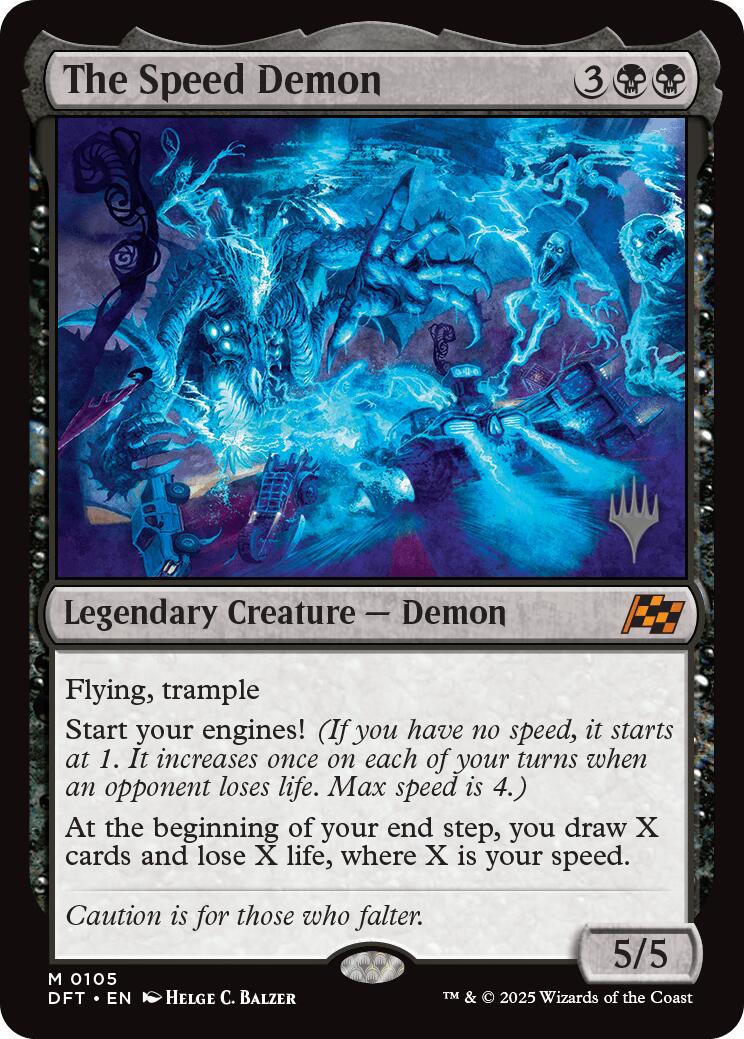 The Speed Demon (Promo Pack) [Aetherdrift Promos] | Impulse Games and Hobbies