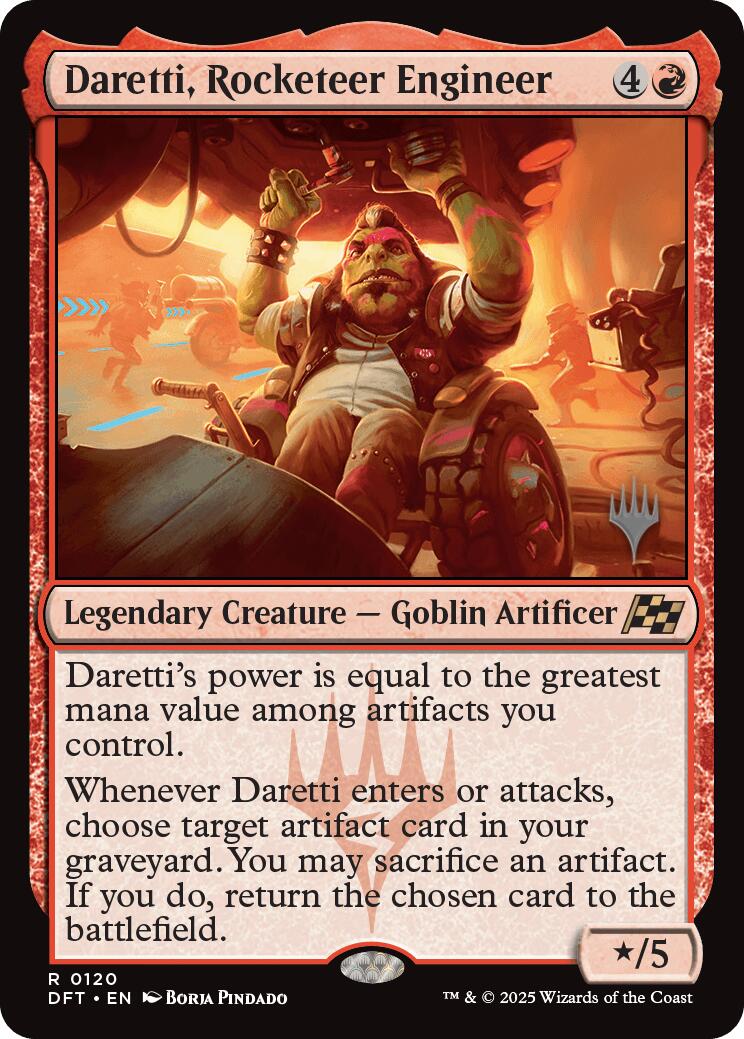 Daretti, Rocketeer Engineer (Promo Pack) [Aetherdrift Promos] | Impulse Games and Hobbies