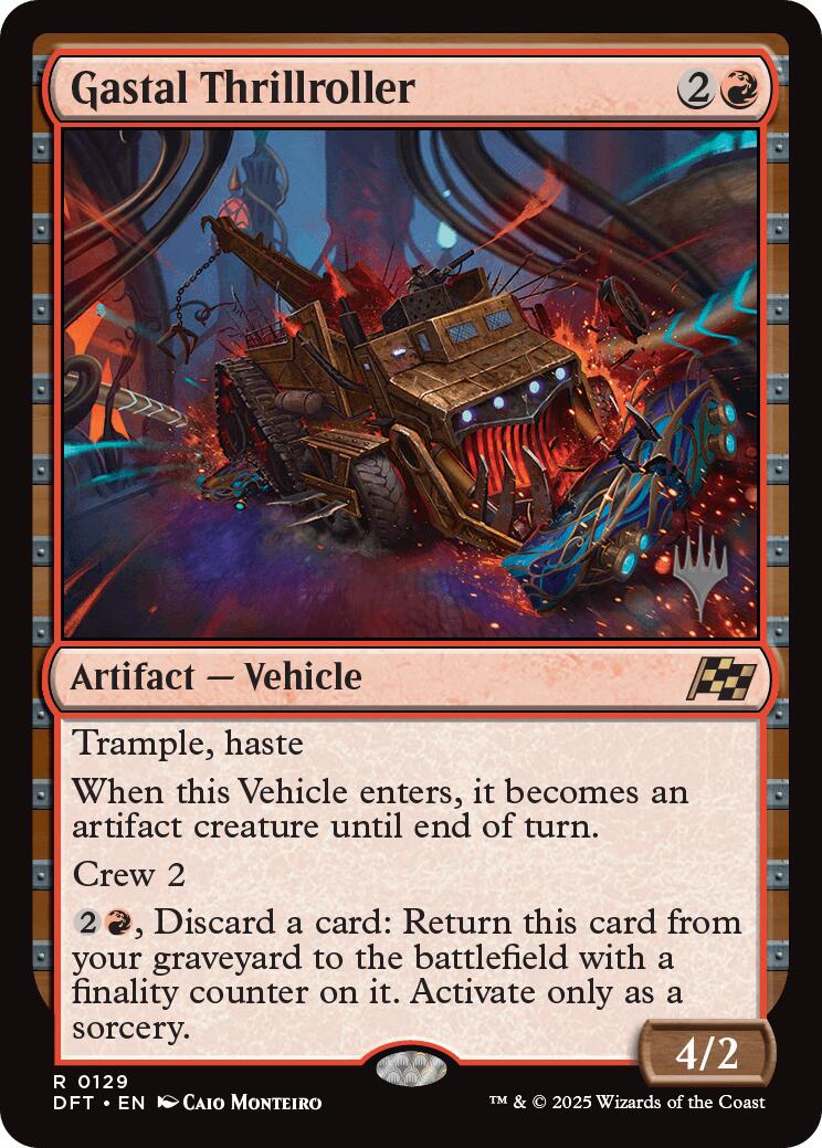 Gastal Thrillroller (Promo Pack) [Aetherdrift Promos] | Impulse Games and Hobbies