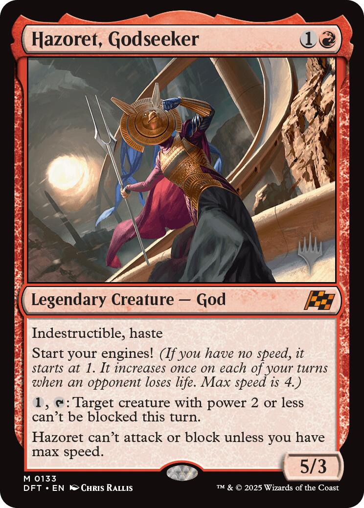Hazoret, Godseeker (Promo Pack) [Aetherdrift Promos] | Impulse Games and Hobbies