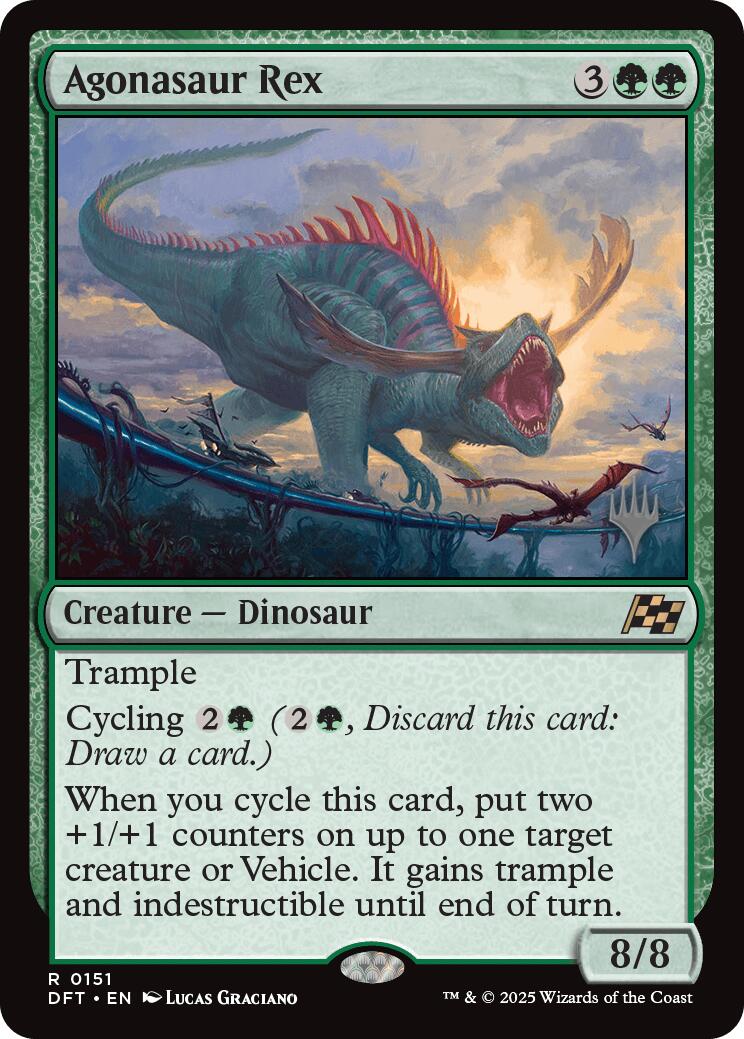 Agonasaur Rex (Promo Pack) [Aetherdrift Promos] | Impulse Games and Hobbies