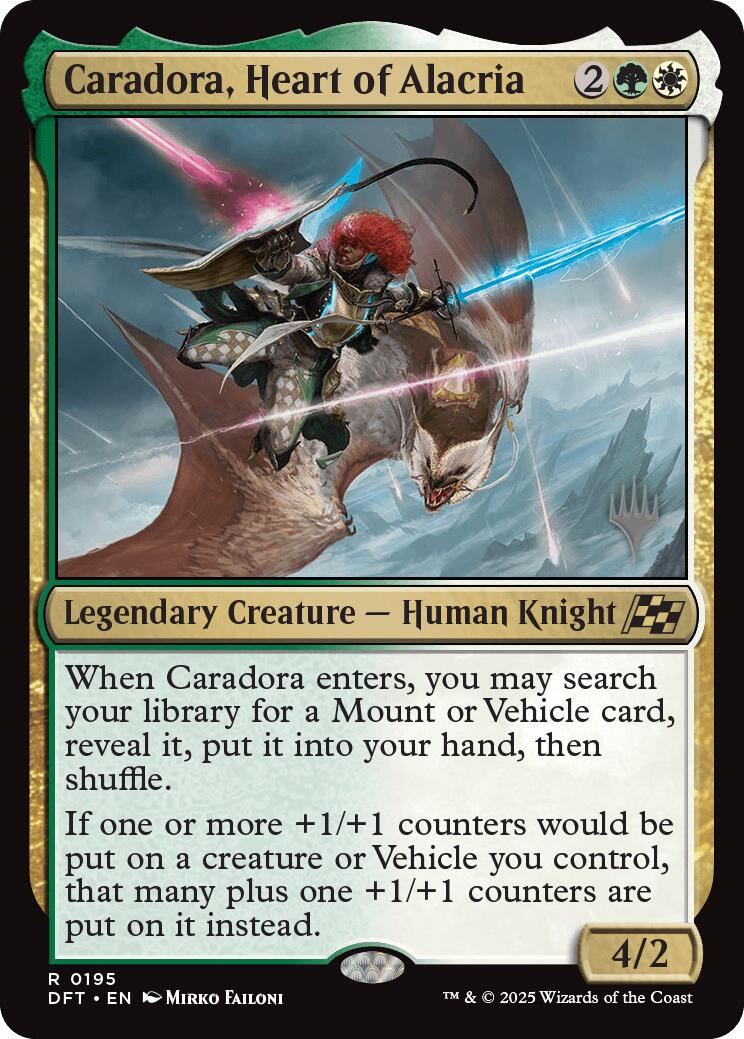 Caradora, Heart of Alacria (Promo Pack) [Aetherdrift Promos] | Impulse Games and Hobbies
