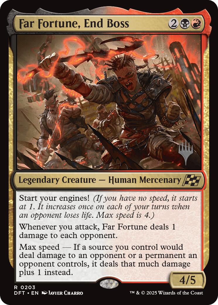 Far fortune, End Boss (Promo Pack) [Aetherdrift Promos] | Impulse Games and Hobbies