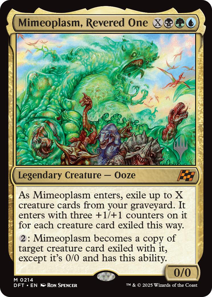 Mimeoplasm, Revered One (Promo Pack) [Aetherdrift Promos] | Impulse Games and Hobbies