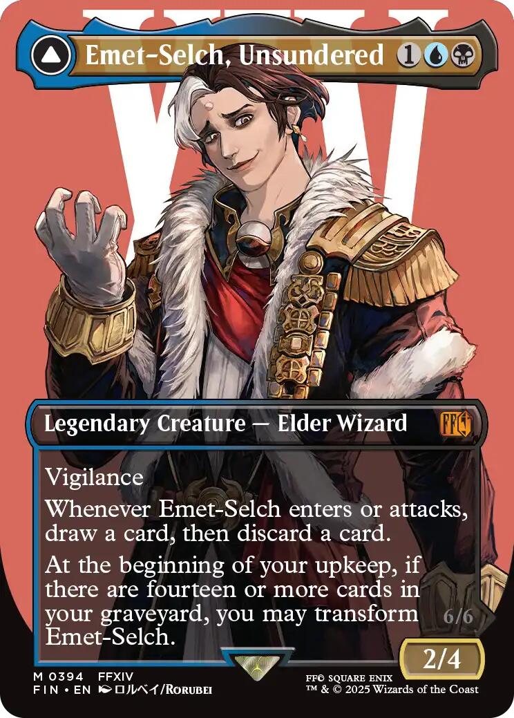 Emet-Selch, Unsundered // Hades, Sorcerer of Eld (Borderless) [FINAL FANTASY] | Impulse Games and Hobbies