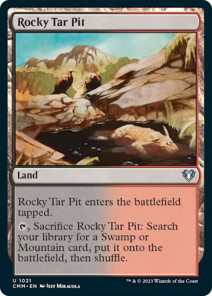 Rocky Tar Pit [Commander Masters] | Impulse Games and Hobbies