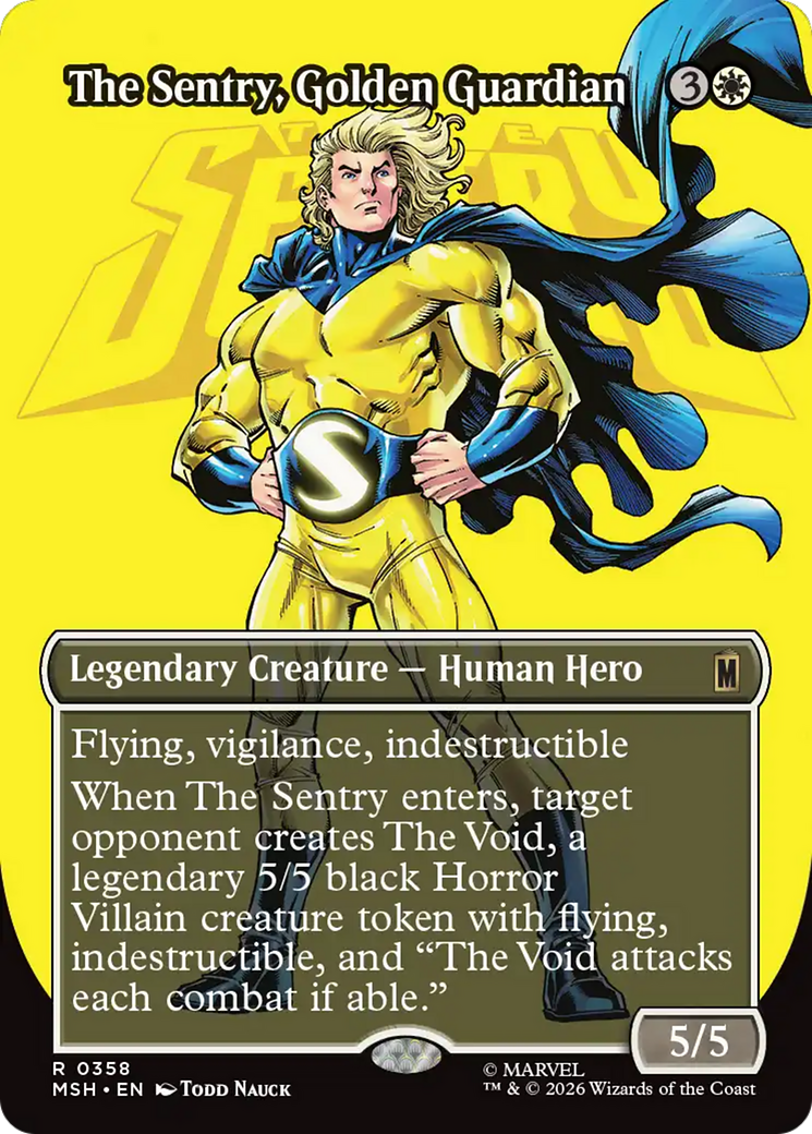 The Sentry, Golden Guardian (Borderless) [Marvel Super Heroes] | Impulse Games and Hobbies