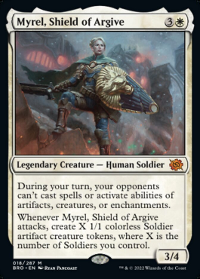 Myrel, Shield of Argive (Promo Pack) [The Brothers' War Promos] | Impulse Games and Hobbies