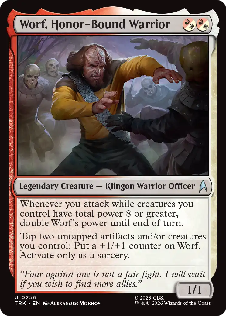 Worf, Honor-Bound Warrior [Star Trek] | Impulse Games and Hobbies