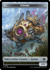 Gnome // Gnome Soldier Double-Sided Token [The Lost Caverns of Ixalan Tokens] | Impulse Games and Hobbies