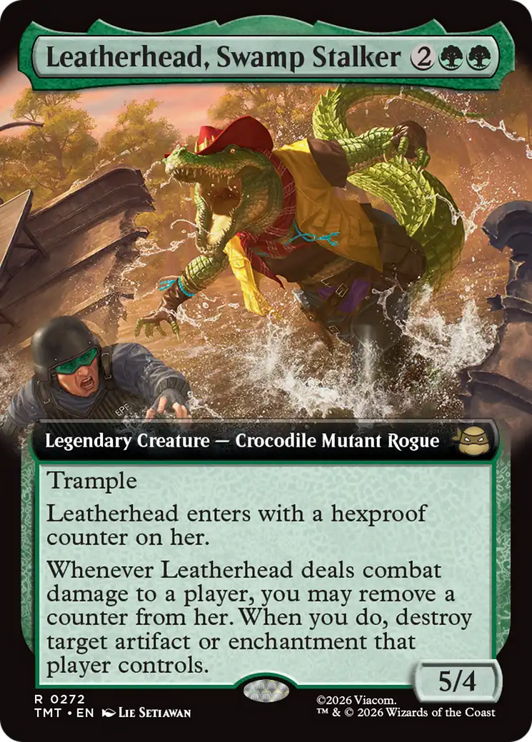 Leatherhead, Swamp Stalker (Extended Art) [Teenage Mutant Ninja Turtles] | Impulse Games and Hobbies