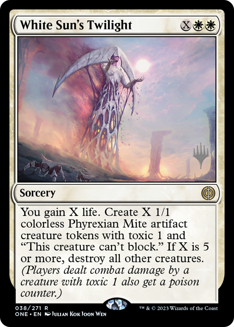 White Sun's Twilight (Promo Pack) [Phyrexia: All Will Be One Promos] | Impulse Games and Hobbies