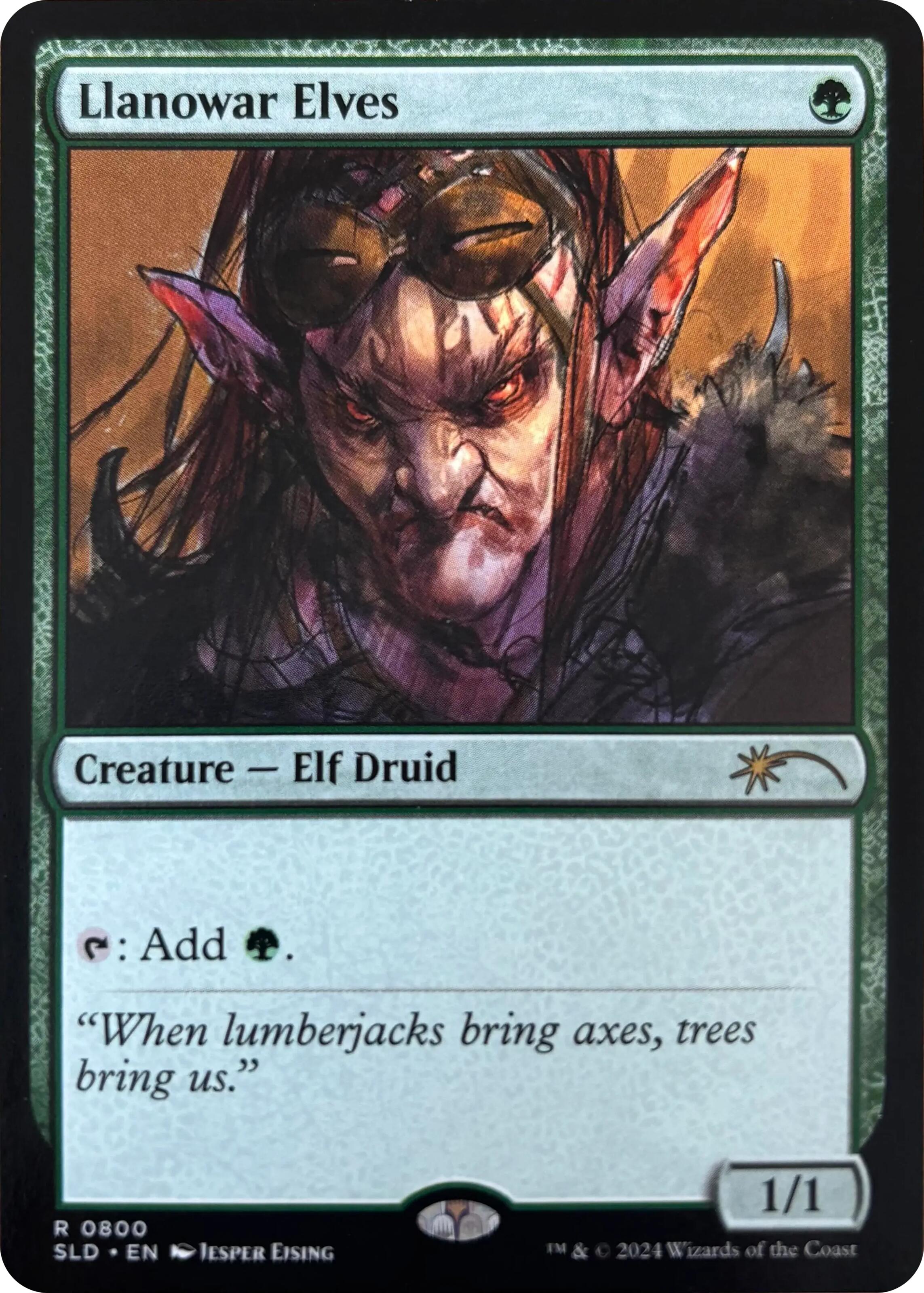Llanowar Elves (0800) [Secret Lair Drop Series] | Impulse Games and Hobbies