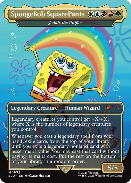 SpongeBob SquarePants - Jodah, the Unifier [Secret Lair Drop Series] | Impulse Games and Hobbies