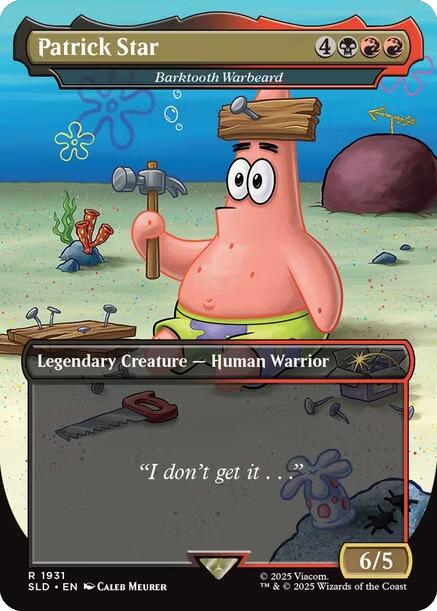 Patrick Star - Barktooth Warbeard [Secret Lair Drop Series] | Impulse Games and Hobbies