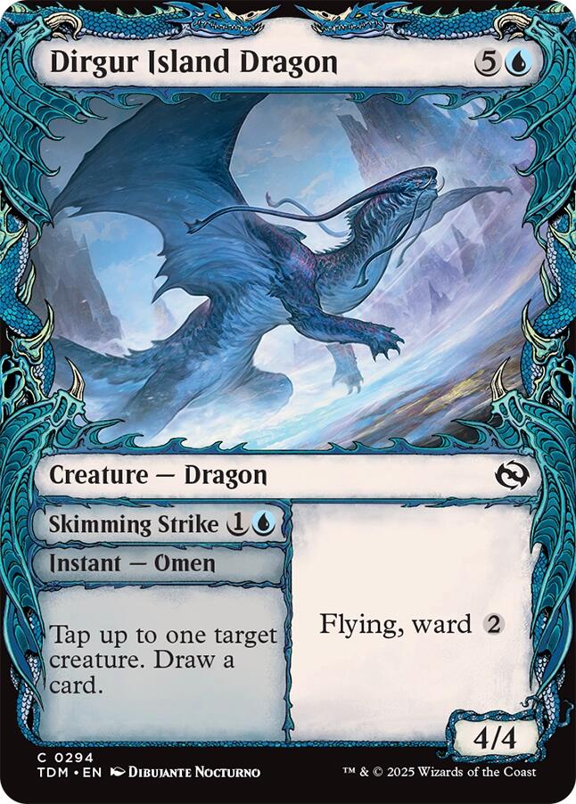 Dirgur Island Dragon (Showcase) [Tarkir: Dragonstorm] | Impulse Games and Hobbies