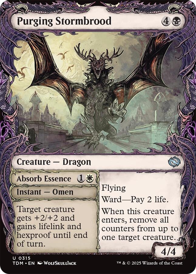 Purging Stormbrood (Showcase) [Tarkir: Dragonstorm] | Impulse Games and Hobbies