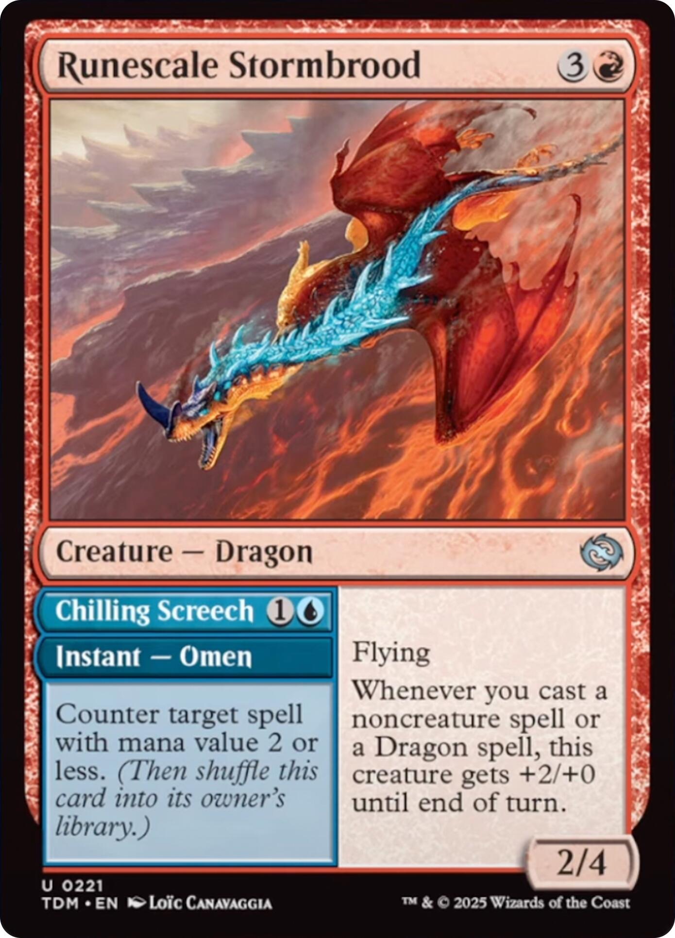 Runescale Stormbrood [Tarkir: Dragonstorm] | Impulse Games and Hobbies